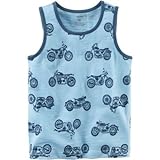 Carter's(カーターズ) モーターサイクルタンク ブルー トップス半袖Tシャツ 9ヶ月【並行輸入】
