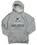 Colorado Avalanche NHL Big Boysプルオーバーフリースパーカー、グレー L グレイ