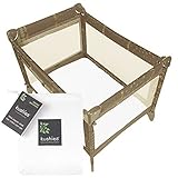Kushies Organic Jersey Play Pen Fitted Sheet, White by Kushies [並行輸入品]