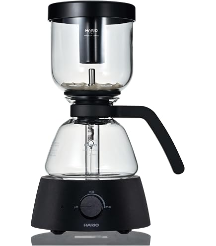 Amazon | ハリオ Electric Coffee Syphon ブラック 電気式 サイフォン