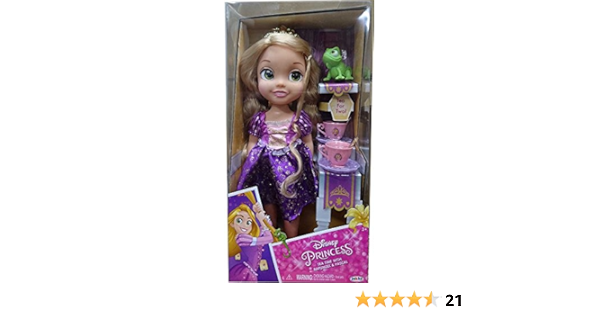 Amazon Disney プリンセス トドラー ドール ラプンツェル Disney Princess Tea Time With Rapunzel Pascal 人形 ドール おもちゃ