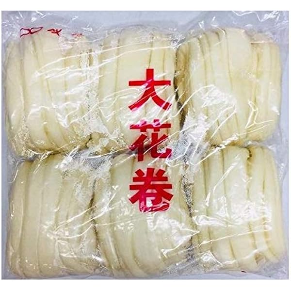 Amazon 大人気双叶 大花巻 双葉 冷凍中華饅頭 手作り中華蒸しパン 手工花卷6个 日本国内製造 6個入 900g 新世界中華物産 中華冷凍点心 食品 飲料 お酒 通販
