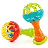 GZQ 赤ちゃんのガラガラ 鈴を振る玩具 赤ちゃんのおもちゃ ベビー歯ぎしり棒 新生児 知育玩具 色ランダム