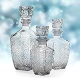 私の家族ウイスキー ワイン飲むガラス デキャンタ ワイン クリア ボトル デカンタ-850 ml
