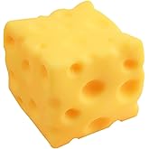 Cheese Squishy, Big Cheese Squishy, Yellow Rebounding Cheesess, Soft Novelty Toy, Relief Sensory Toys for Adults (6cm*1pcs)