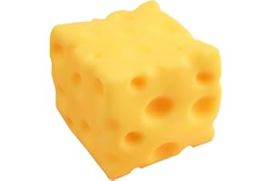 Cheese Squishy, Big Cheese Squishy, Yellow Rebounding Cheesess, Soft Novelty Toy, Relief Sensory Toys for Adults (6cm*1pcs)