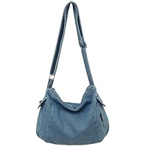 Amazon | [FARFADET] 斜めがけ デニム ショルダーバッグ トートバッグ