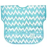 Bumkins Waterproof Junior Bib, Blue Chevron by Bumkins [並行輸入品]