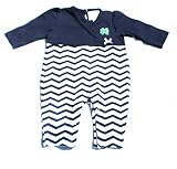 Notre Dame Fighting Irish Long Leg Chevronロンパース
