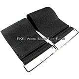 RKC 伸縮型 固定ベルト 10cm × 30cm (2本) 黒 : 040D3