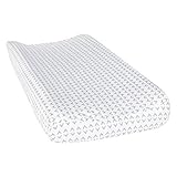Trend Lab Art Deco Burst Changing Pad Cover Gray/White [並行輸入品]