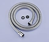 Purelux® Universal 59 Inch Double lock Stainless Steel Replacement Shower Hose with Brass Fittings, 