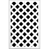 ホワイト格子ラティスフェンス 900×600mm（木製） 目隠しフェンス DIY 園芸 ガーデニング 旭興進株式会社 JJ PROHOME