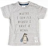 Tシャツ 半袖 シシュノン FARM バットペンギン 半袖Tシャツ 100cm グレイ