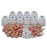85個 プラズマカッター ノズル 電極 シールドカップ ガスリング PT-31 LG-40 JG-40に適合 CUT30 40 50 消耗品