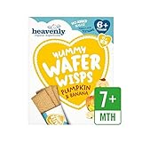 有機おいしいウエハ切れ間カボチャ＆バナナ84グラム (Heavenly) (x 2) - Heavenly Organic Yummy Wafer Wisps Pumpkin & Banana 84g