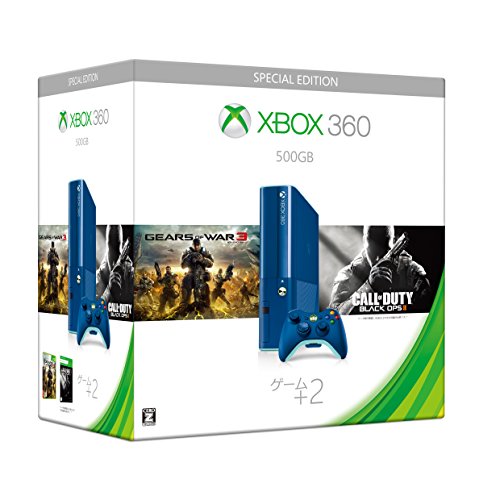 【Amazon.co.jp限定】 Xbox 360 500GB Blue Gears of War 3 & Call of Duty Black Ops II 同梱版 (3M6-00038)の表紙