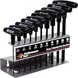 Performance Tool W80274 SAE T-Handle Hex Key Set, 10-Piece [並行輸入品]