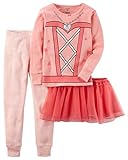 Carter's(カーターズ) 女の子用パジャマ チュチュスカート付き3点セット