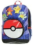 16in Pokemon Group Jump Pokeball Pocket Backpack [並行輸入品]