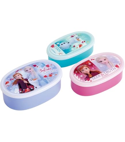 専用です！ アナ 雪 フードコンテナー パッキン付き4点ロックフードコンテナ長方浅型1100ml: キッチン用品