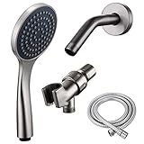 KESバスルーム洗面所単一機能ハンドヘルドシャワーヘッド、p105-p w/ Shower Arm ブラウン DP105-2