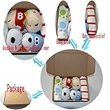 GoodOkay 4-Piece Baby Infant Soft Toy [Cow and Dog] Animal Wrist Rattle and Foot Finder Developmenta