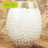 RaiFu 花瓶フィラー おもちゃ 装飾 土壌 植物装飾 ウェディング クリスタル 水バブル ビーズパック 100 PCS ホワイト