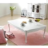 折れ脚式猫脚テーブル Lisana リサナ 105×75cm テーブル ローテーブル 姫系 家具