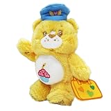 ケアベア レインボー ぬいぐるみペンダント キーホルダー ぬいぐるみバッグペンダント 動物ハンドバッグチャーム ストラップ アクセサリー 年ペンダント韓国 誕生日プレゼント 飾り アクセサリー ミニ動物ぬいぐるみ (Color : Yellow)