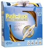 Coleman Cable 02518 45-Foot 12/3 SJTW Push-Lock Locking Extension Cord [並行輸入品]