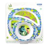 The First Years Disney Monsters Inc. Break Resistant Bowl & Plate 2 Piece Feeding Set Princesses by 