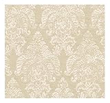 York Wallcoverings AD8124SMP Veranda Textured Damask 8 x 10 Wallpaper Memo Sample [並行輸入品]
