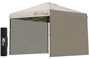 FIELDOOR 組立て簡単!! 【2.5×2.5m 】【3.0×3.0m】 ワンタッチタープテント 【強化版】 G03 サイドシート2枚セット 屋根柱が8本に増強 別売りオプションパーツが豊富 高耐水加工 シルバーコーティング UVカットコーティング