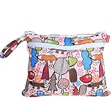 Damero New Cute Travel Baby Wet and Dry Cloth Diaper Organizer Bag, Tree by Damero