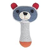 FRANCK&FISCHER【日本正規代理店】 ベビー ガラガラ タヌキ FF1401-2022 デンマーク オーガニックコットン