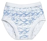 Egyptian Organic Cotton Print Training Pants, Waves, 12-24 Months by Under the Nile [並行輸入品]