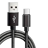 タイプc ケーブル usb Type C ケーブル タイプ C iPhone 17充電 usb c USB 2A 急速充電 データ転送 絡まない モバイルバッテリー 高耐久 (ブラック, 1m)