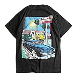 [インアンドアウトバーガー] 半袖 Tシャツ 2012 レトロストア ナンバー1 ブラック XL