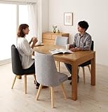 北欧風エクステンションダイニング【Fier】フィーア/5点(テーブルW120+チェア×4) チェア2:Ｌグレー×2:Ｄグレー【ﾉｰﾌﾞﾗﾝﾄﾞ品】