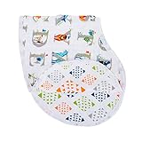 [ エイデンアンドアネイ ] Aden+Anais バーピービブ 2枚セット スタイ ビブ よだれかけ ペーパーテイルズ（7047） Classic Burpy Bibs paper tales ベビ