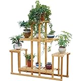 素敵なソリッドウッドフロア屋内の多層の折り畳みフラワーバルコニーのリビングルーム肉の花のポットラック
