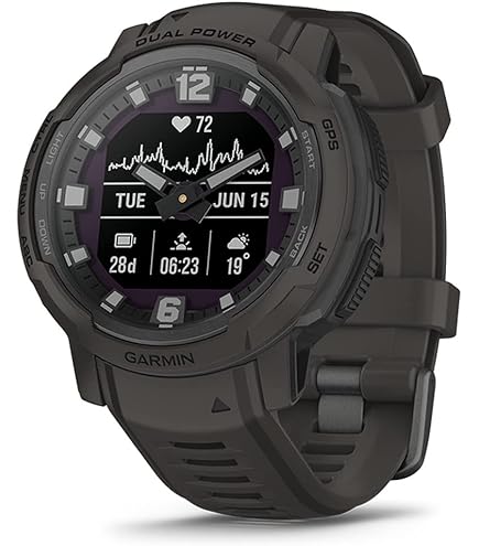 Amazon.co.jp: GARMIN(ガーミン) Instinct 2 Dual Power Graphite 直径 