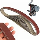 Generic 10pcs 760x25mm 400 Grit Sanding Belts Abrasive Sanding Paper
