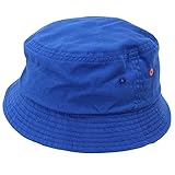 Grin Buddy コットン キッズカラーハット【GZH-8611】 (52cm, ブルー)