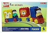 ピーコックゲームBebeブロックおもちゃ楽しい動物セットゲームfor Children Age 6月& Above