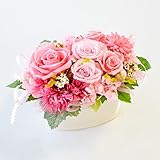 花由 プリザーブドフラワー パニエ パフェピンク