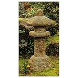 信楽焼　信楽BEST SELECTION　古信楽岩石春日灯籠・26号（全高79cm×全幅34cm）