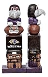 Tiki Totem Statue NFL Baltimore Ravensフットボールチーム