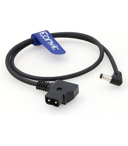 Amazon | Eonvic Dtap to Fischer RS 3ピン メス電源ケーブル ARRI